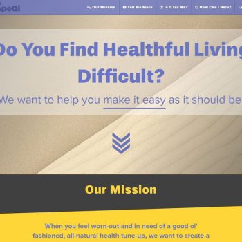 Screenshot of Mission.Apeqi.com