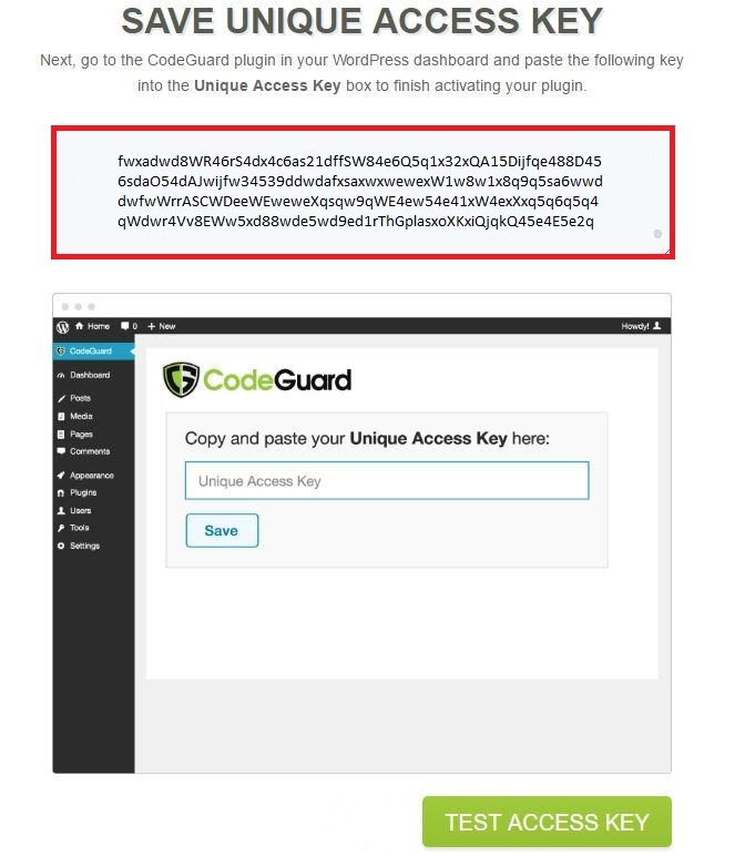 Highlighting unique access key box
